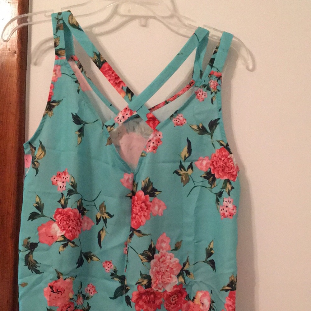 Cute floral tank